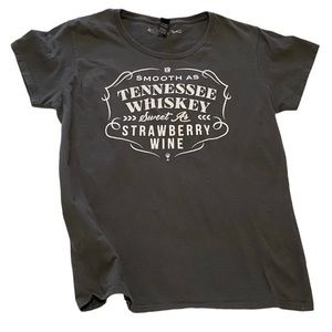 Tennessee Whisky Black Graphic Tee by Anvil